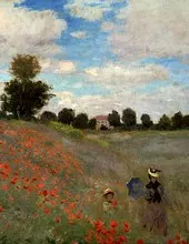Claude Monet - Les Coquelicots  Argenteuil